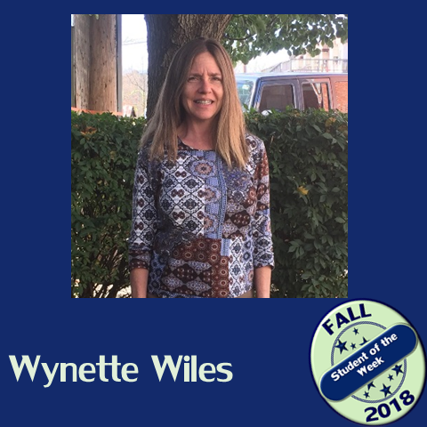 Student of the week Wynette Wiles 