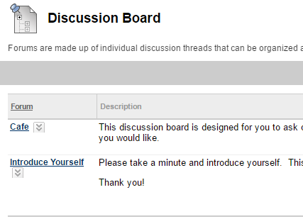 Discussion Board