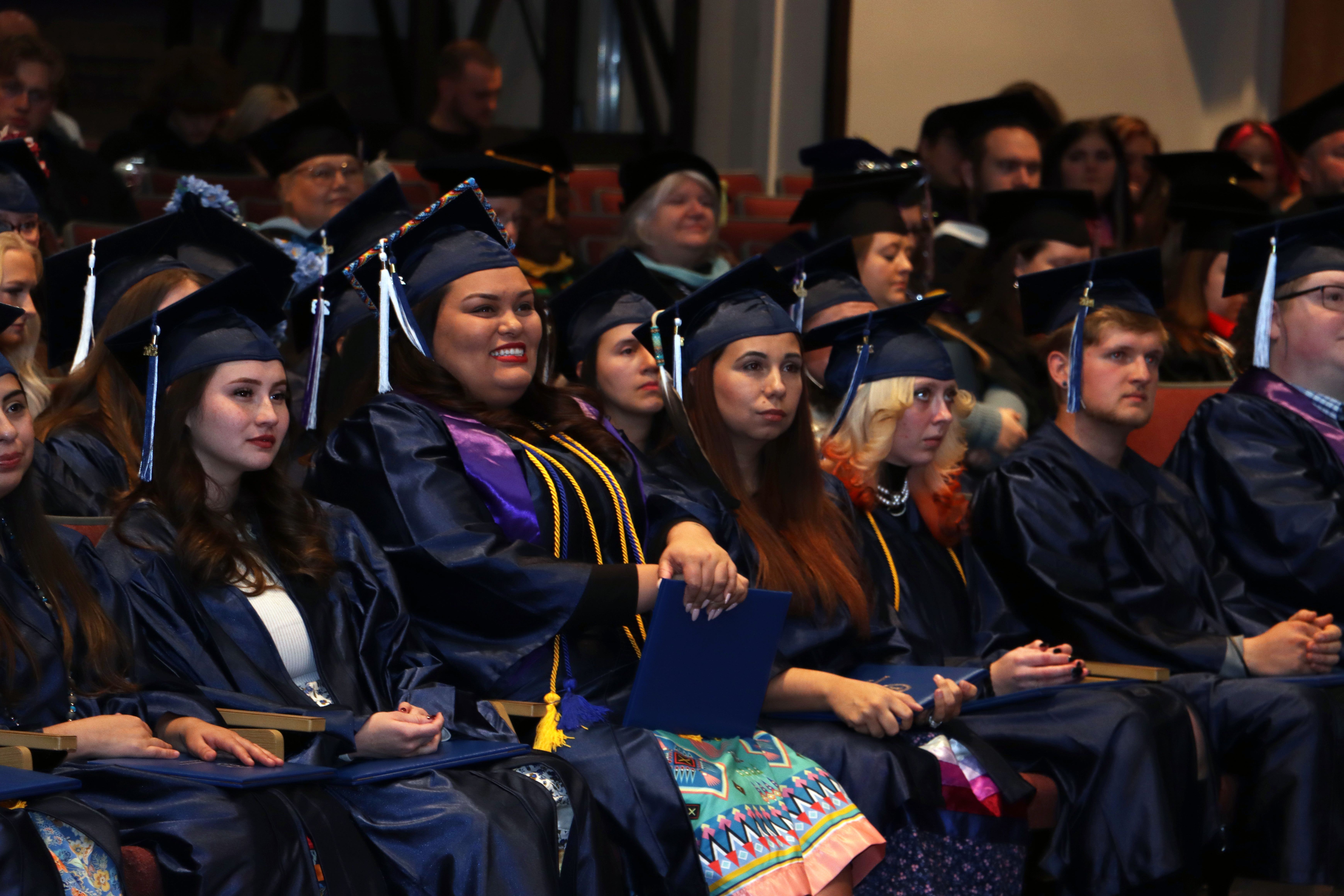 SCC graduates are pictured here during a commencement ceremony in December.