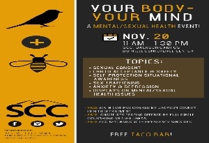 Event posted for a mental and sexual health event