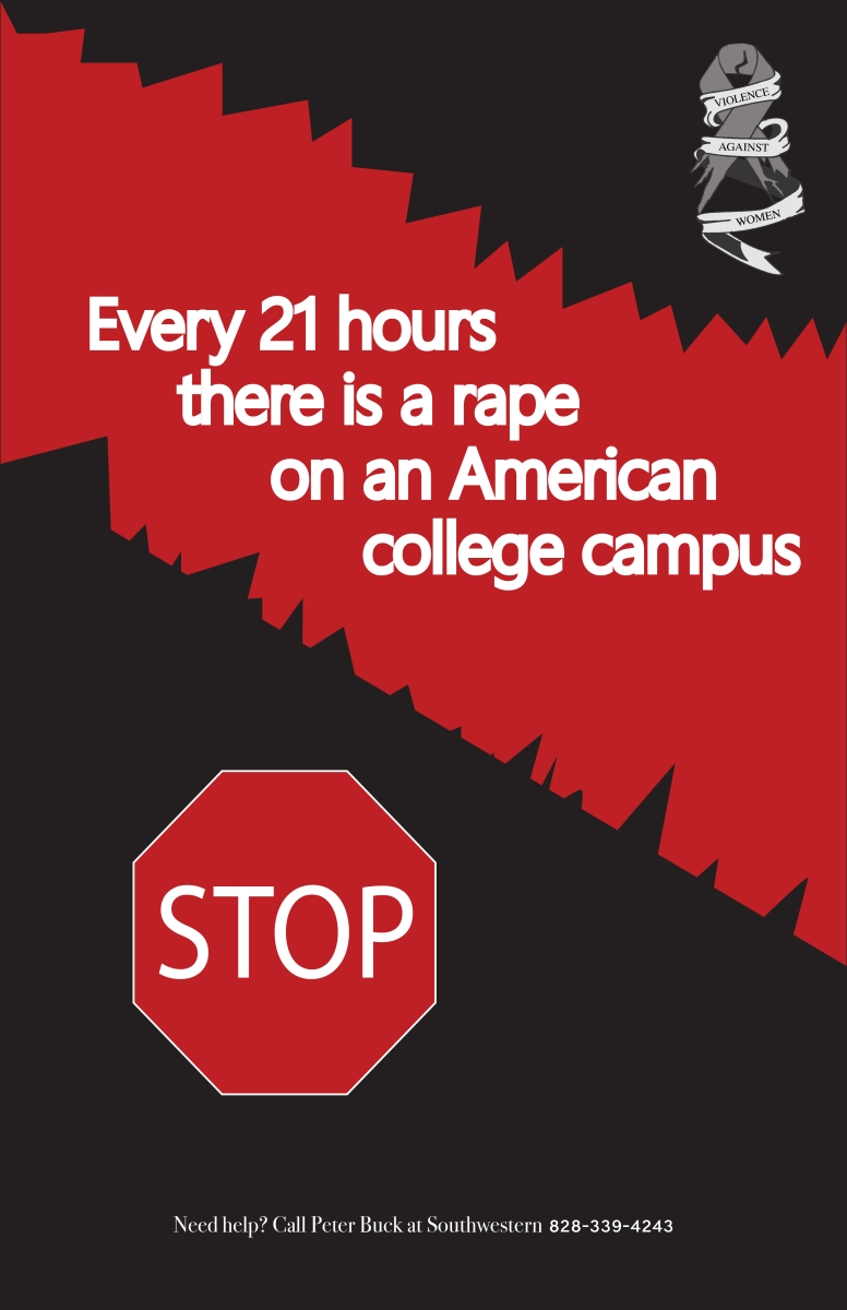 Sexual Assault Awareness poster for SCC's Title IX poster contest