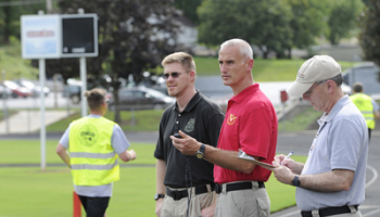 Photo of Mark Cutler, Mitch Boudrot and Don Coleman