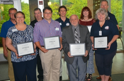 SCC employees recognized for 10 years of state service
