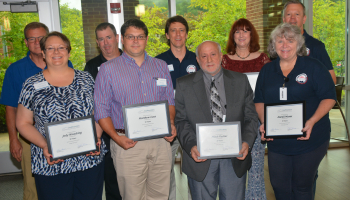 Southwestern Community College recognized employees and their contributions to state service.