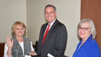 Photo of Elizabeth &quot;Libby&quot; Knight, Dr Don Tomas and Ann Melton