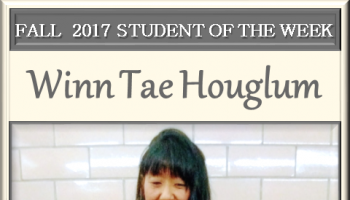 Student of the Week Winn Tae Houglum