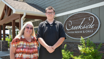 Project SEARCH graduate John Beaulieu recently landed a job at Creekside Oyster House & Grill in Sylva.