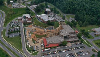 Aerial photo of SCC's Jackson Campus
