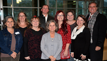 SCC human services technology graduates pictured during their pinning ceremony on Dec. 13.