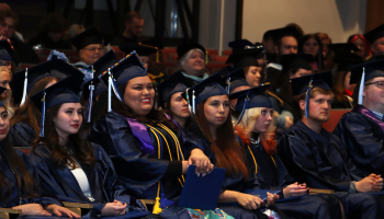 SCC graduates are pictured during the December commencement ceremony in Sylva.