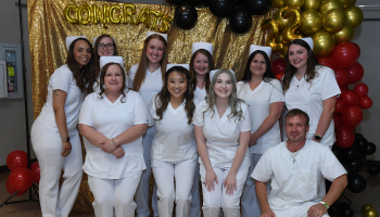 On Thursday, May 12 Southwestern Community College’s Nursing program held a pinning ceremony for 19 graduates in Myers Auditorium on the Jackson Campus.