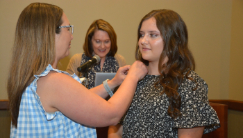 On Wednesday, May 17 Southwestern Community College’s Occupational Therapy Assistant program held a pinning ceremony for eight graduates in the Burrell Conference Center on the Jackson Campus.