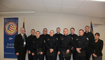 SCC BLET Class No. 76 pictured during their graduation ceremony on Dec. 15.