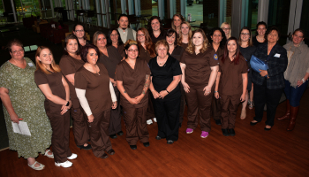 SCC nurse aide program graduates at their pinning ceremony on May 4.