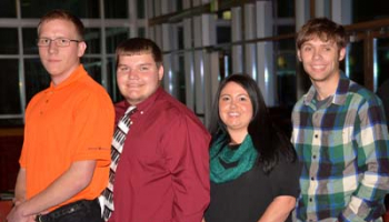 Photo of Ryan Bennett, Bronson Lindsay, Norma Burdette and Tyler Wike