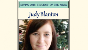 Student of the Week Judy Blanton