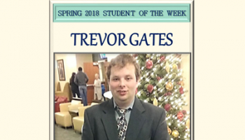 SCC Student of the Week Trevor Gates
