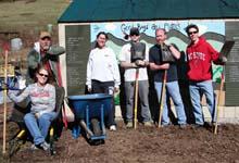 Photo of  Students and staff members from Southwestern Community College’s Student Support Services program held their fall semester community service day