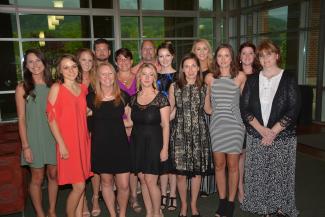 Occupational Therapist graduates at their pinning ceremony.