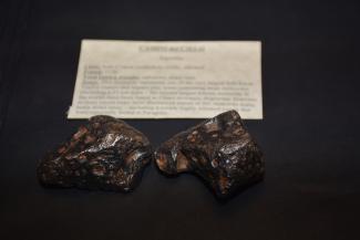 Two meteorites that are now at SCC
