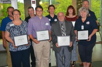 Southwestern Community College recognized employees and their contributions to state service.