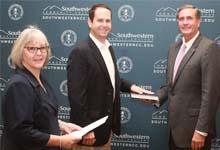 Photo of Ann Melton, Jeremy Hyatt and Dr. Don Tomas.