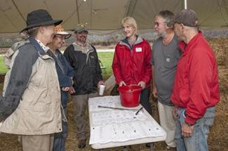 Photo of Christine Bredenkamp, Margaret Massie, Graeme Potter, Christ Leeks, Jeff Darnell and Rob Hawk