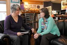 Photo of Tiffany Henry and Bernadette Peters