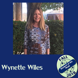 Wynette Wiles, Student of the Week