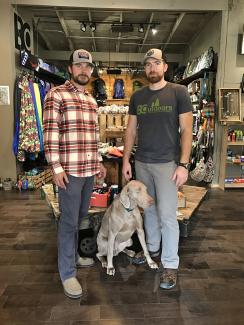 Bryson City Outdoor co-owners Ben King and Brett Hackshaw.