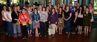 Photo of all SCC scholarship recipients who attended the event.
