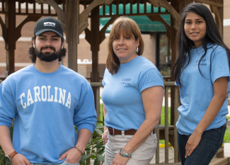 SCC's first two C-STEP graduates and their advisor