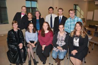 Group of people smile