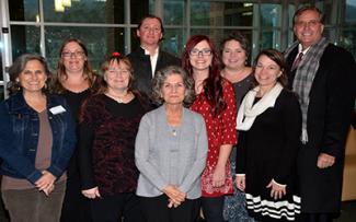 SCC human services technology graduates pictured during their pinning ceremony on Dec. 13.