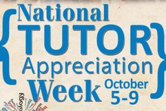 Photo of National Tutor Appeciation Week poster