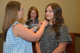 On Wednesday, May 17 Southwestern Community College’s Occupational Therapy Assistant program held a pinning ceremony for eight graduates in the Burrell Conference Center on the Jackson Campus.