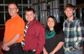 Photo of Ryan Bennett, Bronson Lindsay, Norma Burdette and Tyler Wike