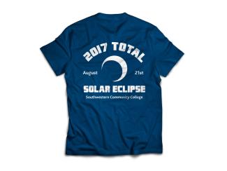 photo of blue SCC eclipse t-shirt