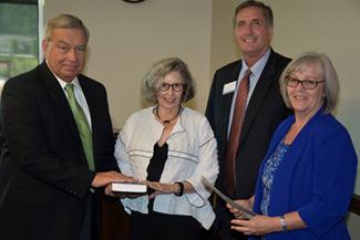 Photo of Terry Bell, Jean Ellen Forrister, Dr. Don Tomas and Ann Melton