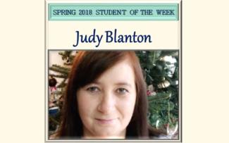 Student of the Week Judy Blanton