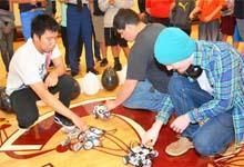 Photo of Taylor Wachacha, Keith Hackler and Nick Abbott