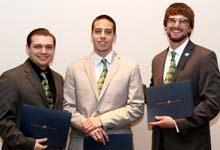 Photo of  Buncombe County honorees at SCC’s academic awards ceremony