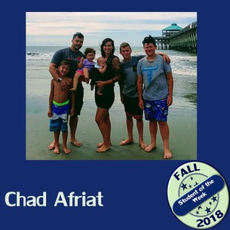 Chad, his wife, and five children